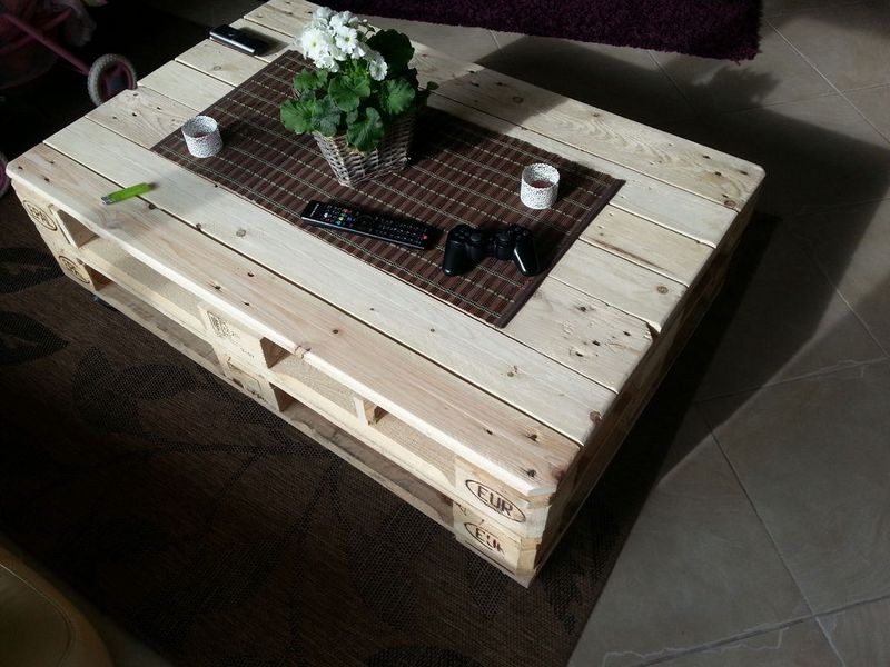 DIY Lift Top Pallet Coffee Table