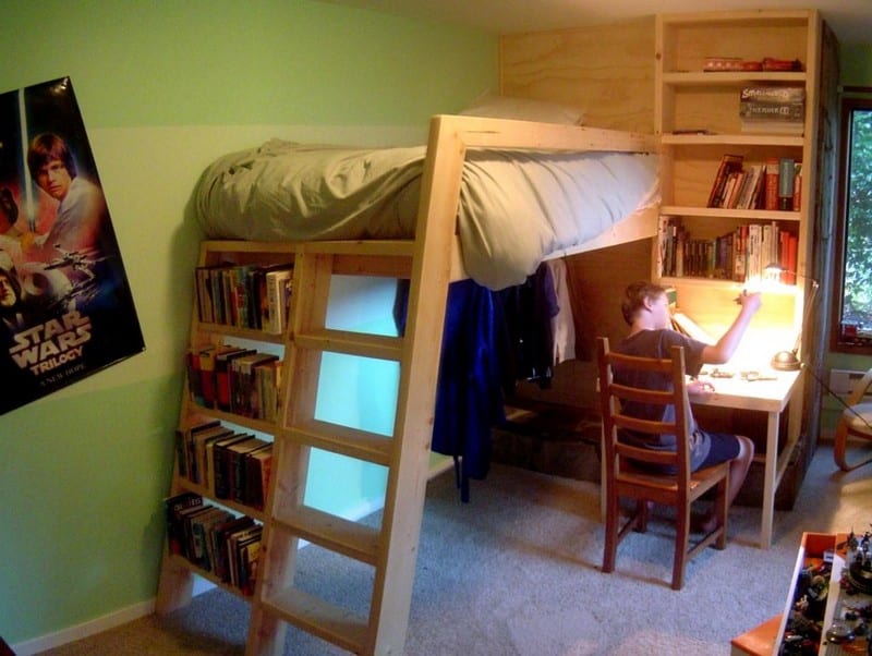 DIY Loft Bed25