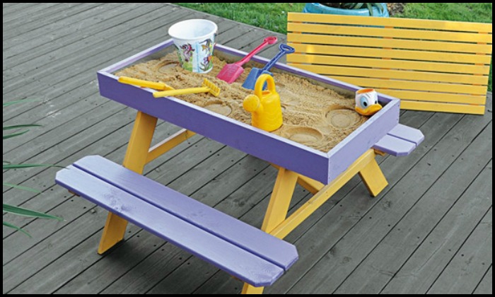 grocery store Knead Miles A picnic table with a sandbox - an awesome way to let the kids have fun! -  Your Projects@OBN
