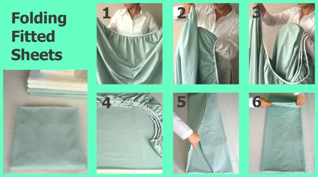 How to fold fitted sheets