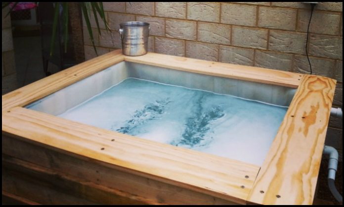 Above Ground Pallet and IBC Plunge Pool