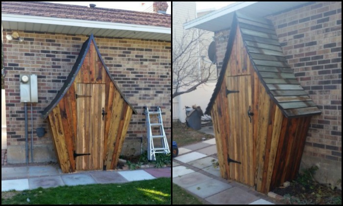 Whimsical Garden Tool Shed
