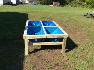 Plastic Barrel Raised Garden Bed