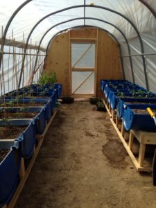 Plastic Barrel Raised Garden Bed