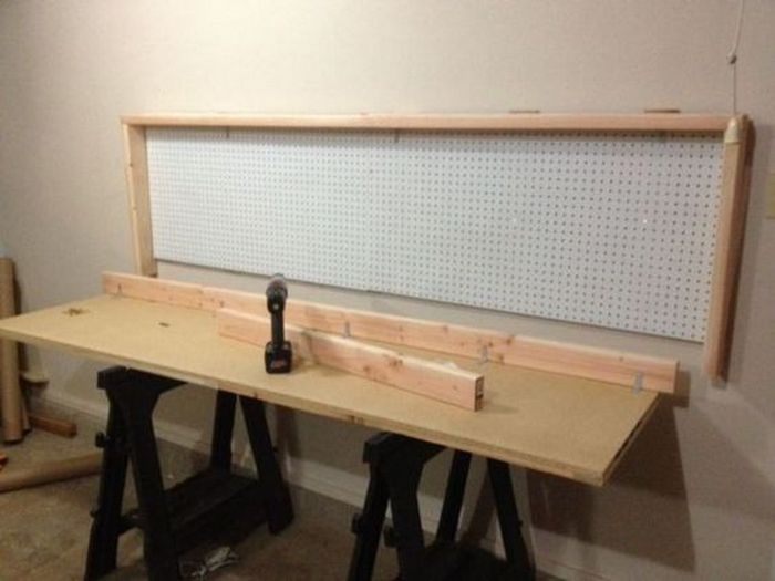 How To Build A Wall-Mounted Folding Workbench Your ...