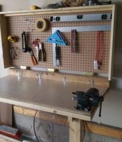 How To Build A Wall-Mounted Folding Workbench â€