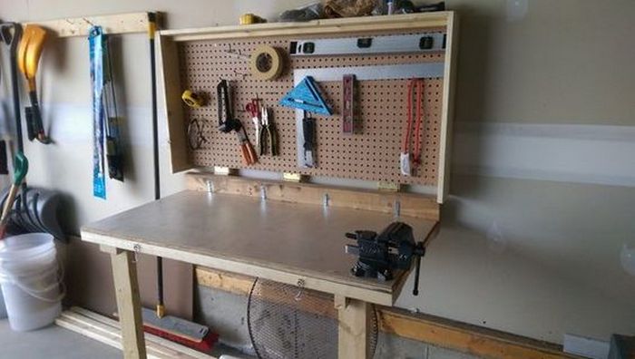 How To Build A Wall-Mounted Folding Workbench | Your 