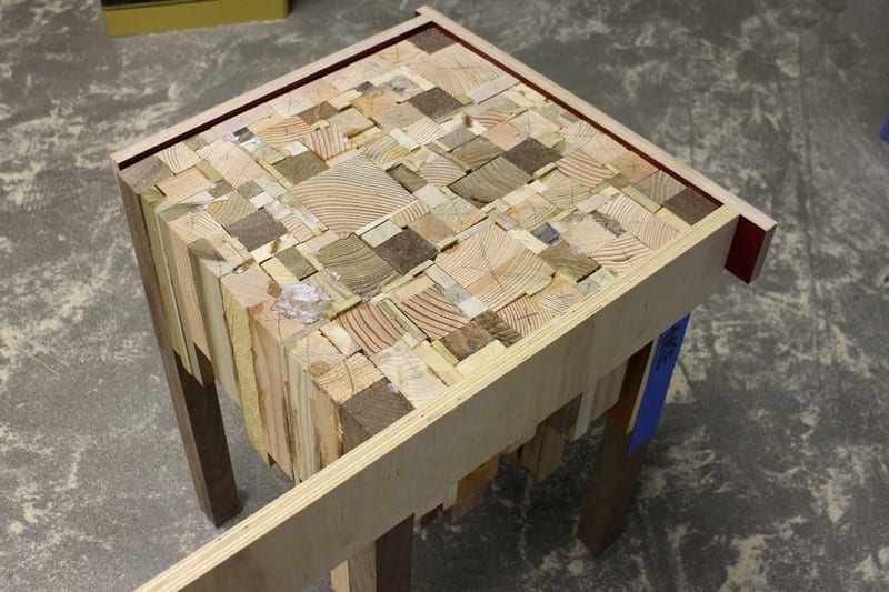 Creative Wood Scrap End Table - Your Projects@OBN