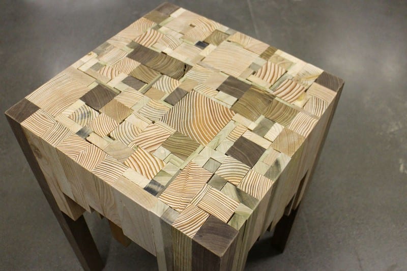 Creative Wood Scrap End Table - Your Projects@OBN