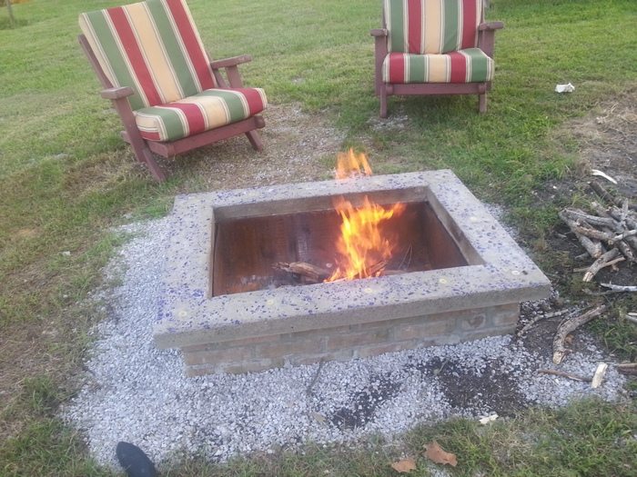 DIY Fire Pit With Custom Cap Stone | Your Projects@OBN