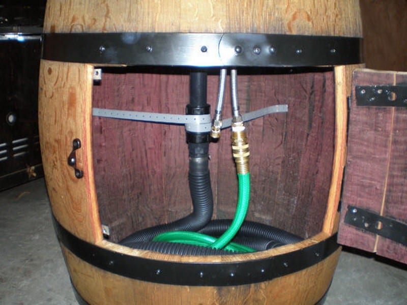 DIY Wine Barrel Outdoor Sink | Your Projects@OBN