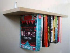 DIY Inverted Bookshelf
