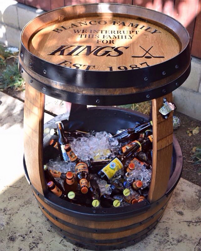 Wine Barrel Bar Ideas