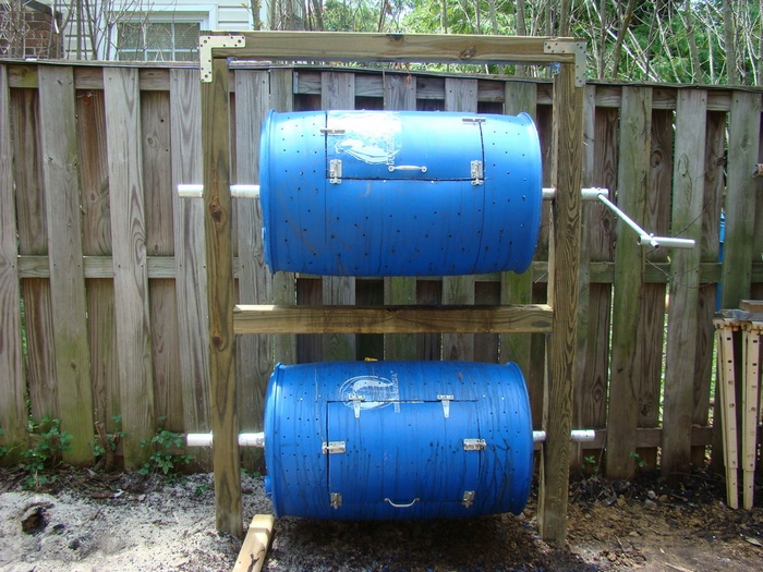 Double Decker Drum Composter