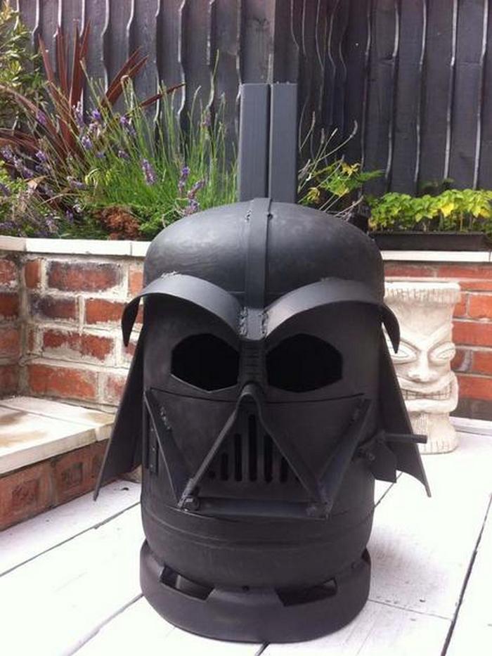 Darth Vader Log Burner