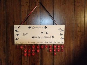 DIY Hanging Birthday Calendar