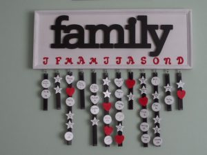 DIY Hanging Birthday Calendar