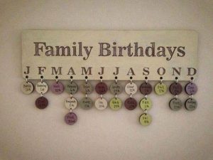 DIY Birthday Calendar - Effective Way to RememberBirthday CalendarDIY ...