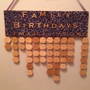 DIY Birthday Calendar - Effective Way to RememberBirthday CalendarDIY ...