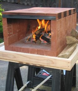 Build a dry stack wood-fired pizza oven comfortably in one 