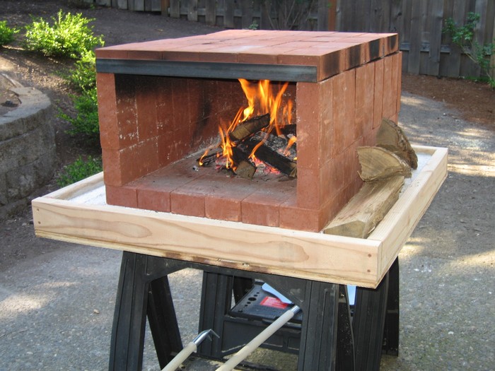 Build a dry stack wood-fired pizza oven comfortably in one ...