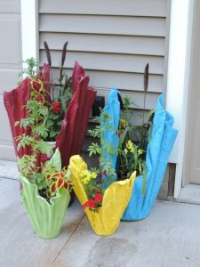 Concrete Towel Planter