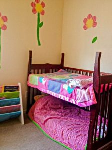 From a baby crib to a toddler bed