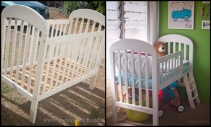 From baby crib to toddler bed!