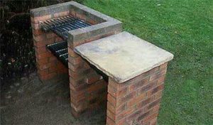 DIY Brick Barbeque