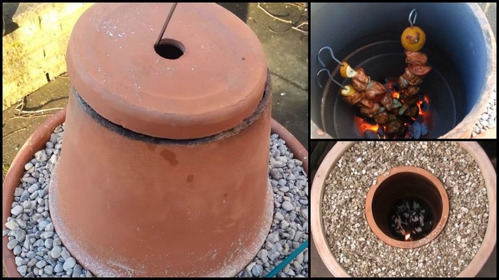 DIY Flower Pot Tandoori Oven