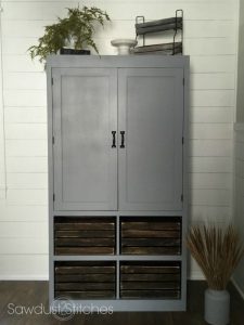 DIY freestanding pantry