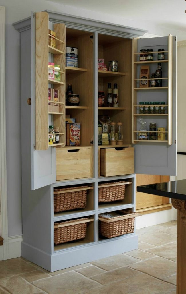 A Freestanding Pantry For Small Es