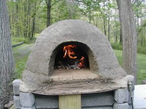 Low-cost earthen oven