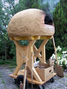 Low-cost earthen oven