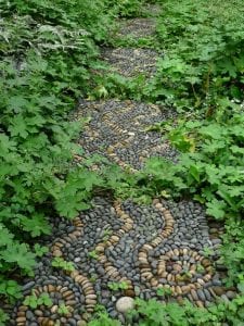 Pebble Mosaic Stepping Stones