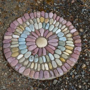 Pebble Mosaic Stepping Stones