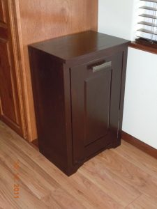 DIY Tilt Out Trash Cabinet