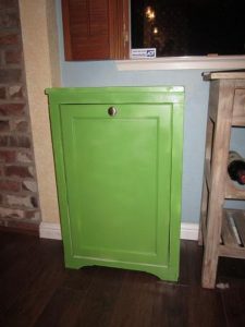 DIY Tilt Out Trash Cabinet