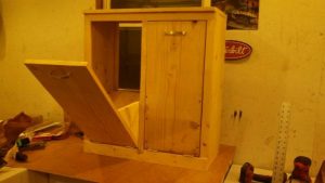 DIY Tilt Out Trash Cabinet