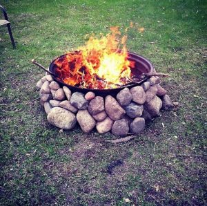 Tractor Rim Fire Pit