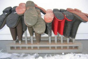 DIY Boot Rack