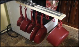 Make your own amazing sliding pots and pans rack!