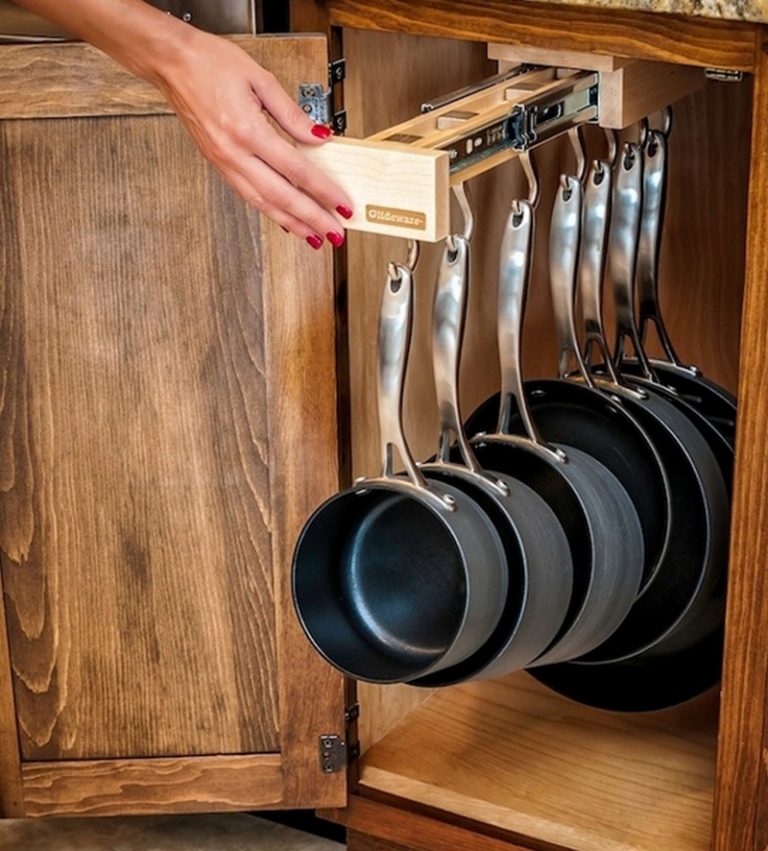 Make Your Amazing Sliding Pots and Pans Rack 5 Essentials