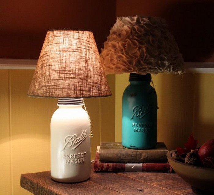 DIY Mason Jar Lamp