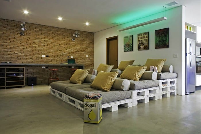 Pallet Home Theater Seating