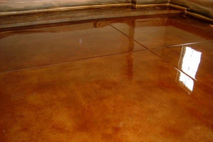 Stained Concrete Floor