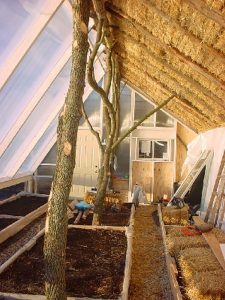 Straw bale greenhouse