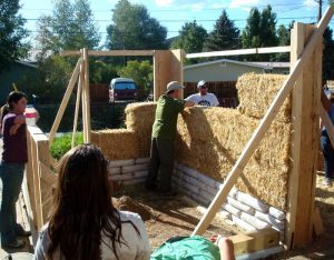 Straw bale greenhouse