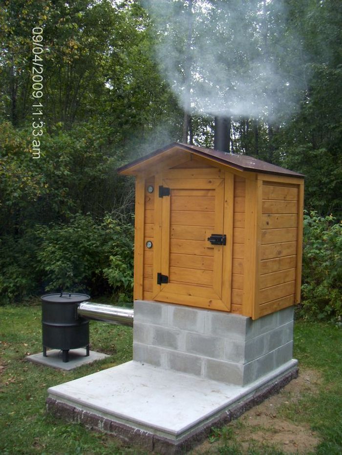 DIY wood smoker