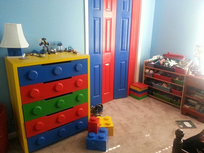 DIY Lego Themed Dresser